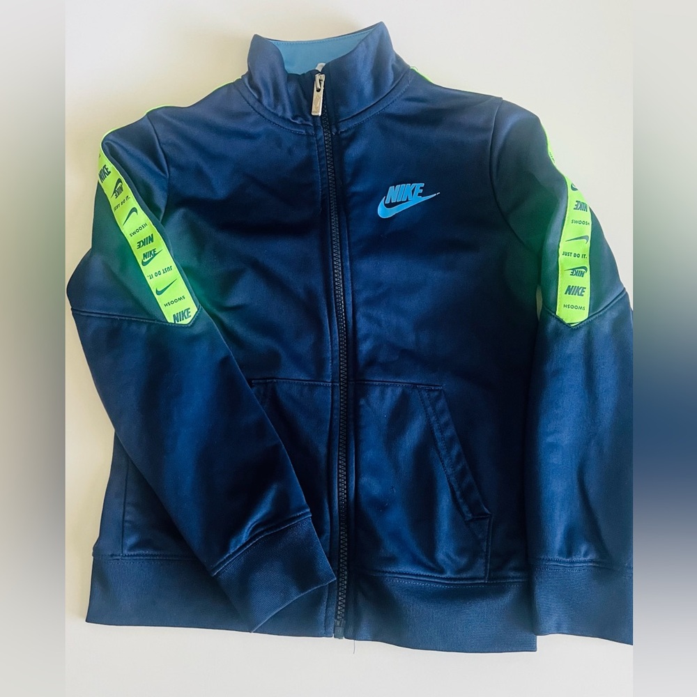 Nike Navy and Neon Lime Jacket